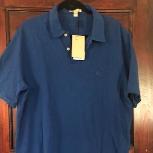 NWT Men’s Burberry Brit Cobalt Polo XXL